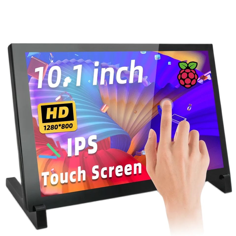 Raspberry Pi 10.1 Inch Capacitive Touch Screen Ips - Przenośny monitor dotykowy IPistBit 10,1 cala