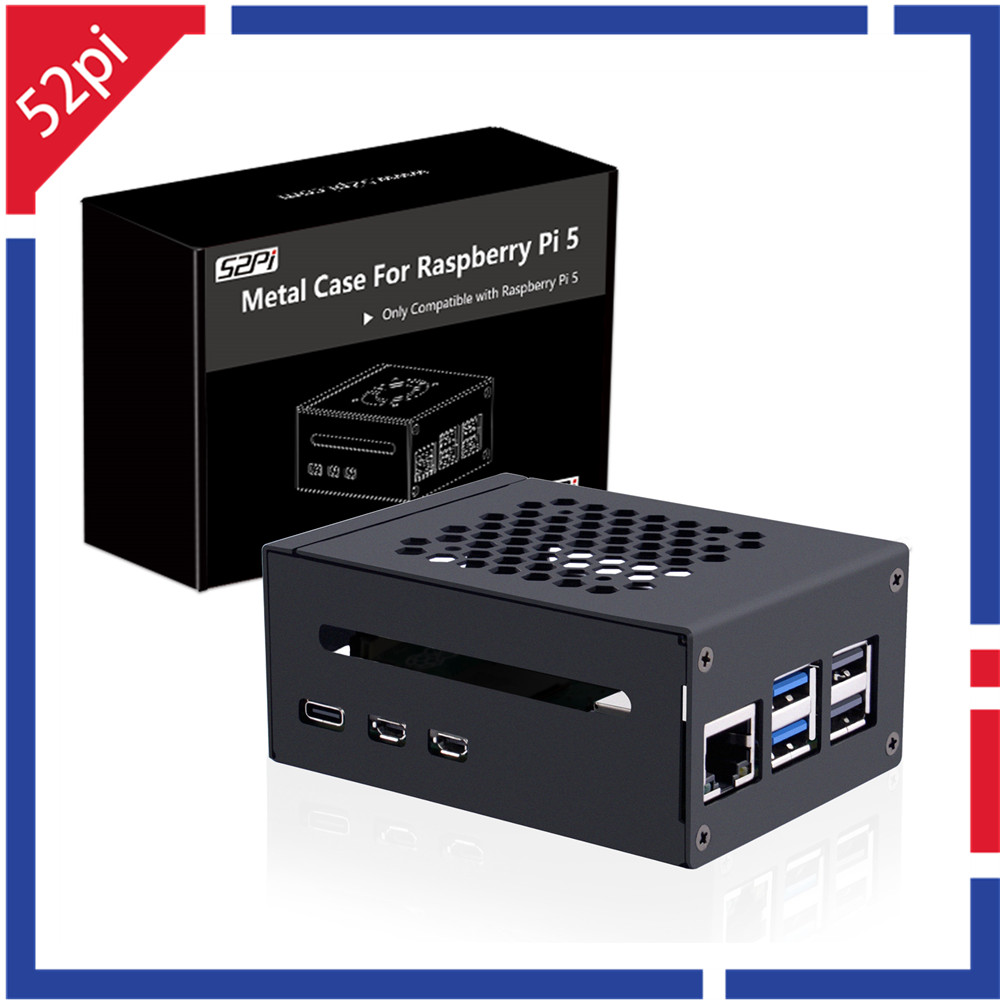 Argon One V3 M.2 Nvme Case - Metalowa obudowa 52Pi Raspberry Pi 5