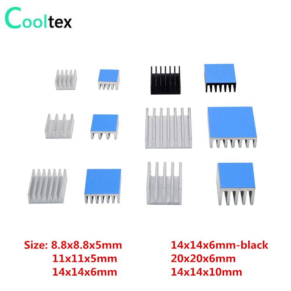 Raspberry Pi Water Cooling Kit - Aluminiowy radiator chłodnicy chłodzenie dla chipa