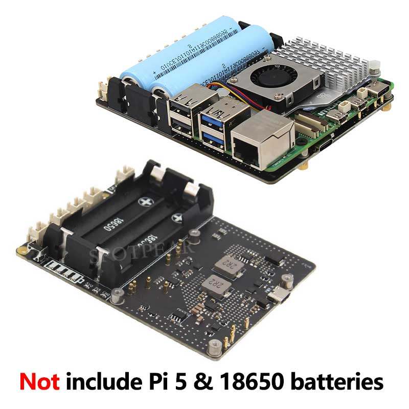 X1201 Raspberry Pi 5 Płytka ro – Raspberry Pi Uninterrupted Power Supply Ups 18650 recenzja i cena