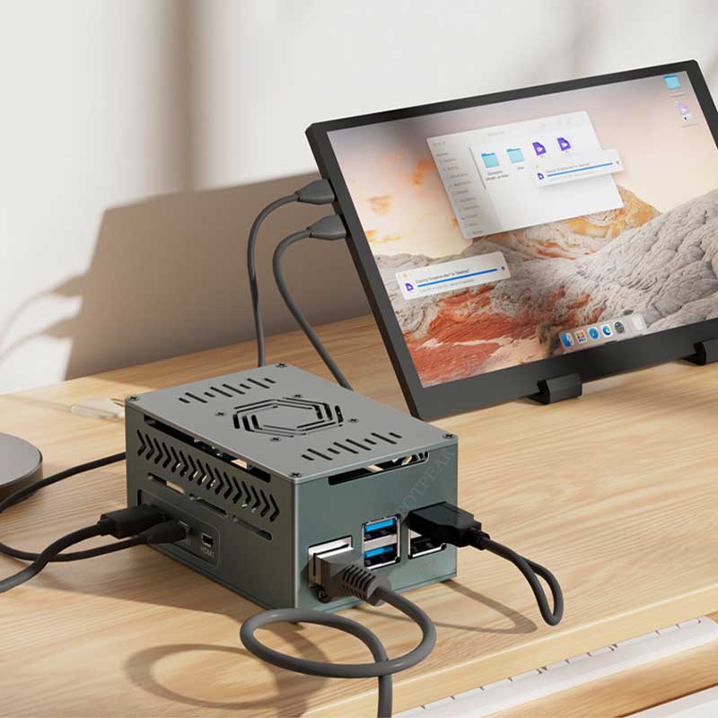 Aluminiowa metalowa obudowa Ra – Argon One V3 M.2 Nvme Case recenzja i cena