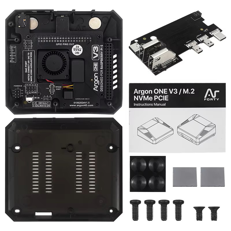 Metalowa obudowa Argon ONE V3  – Argon One V3 M.2 Nvme Case recenzja i cena