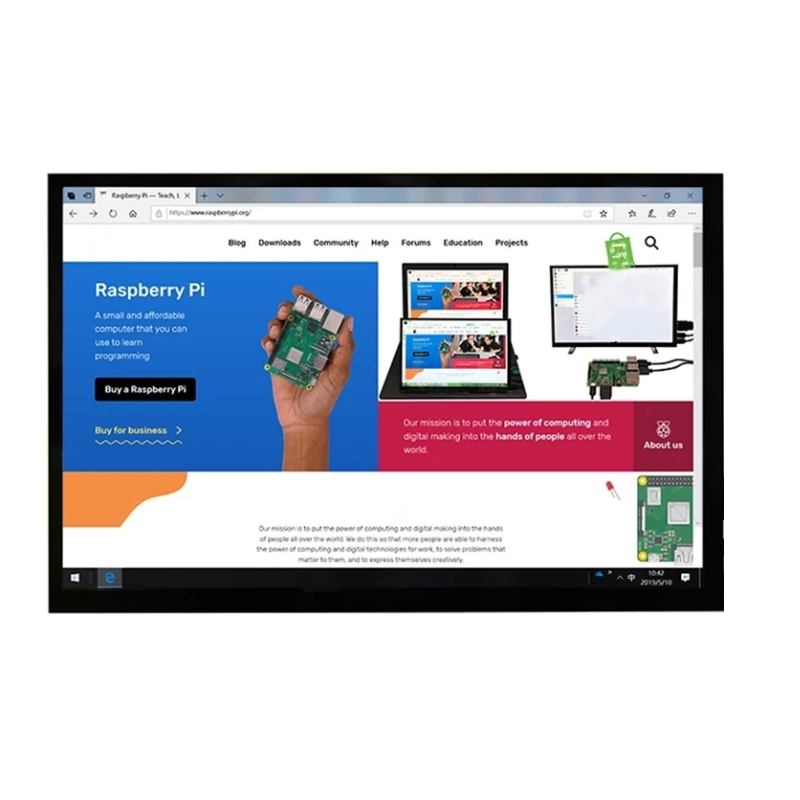 Nowy 10.1 calowy Monitor LCD 1 – Raspberry Pi 10.1 Inch Capacitive Touch Screen Ips recenzja i cena