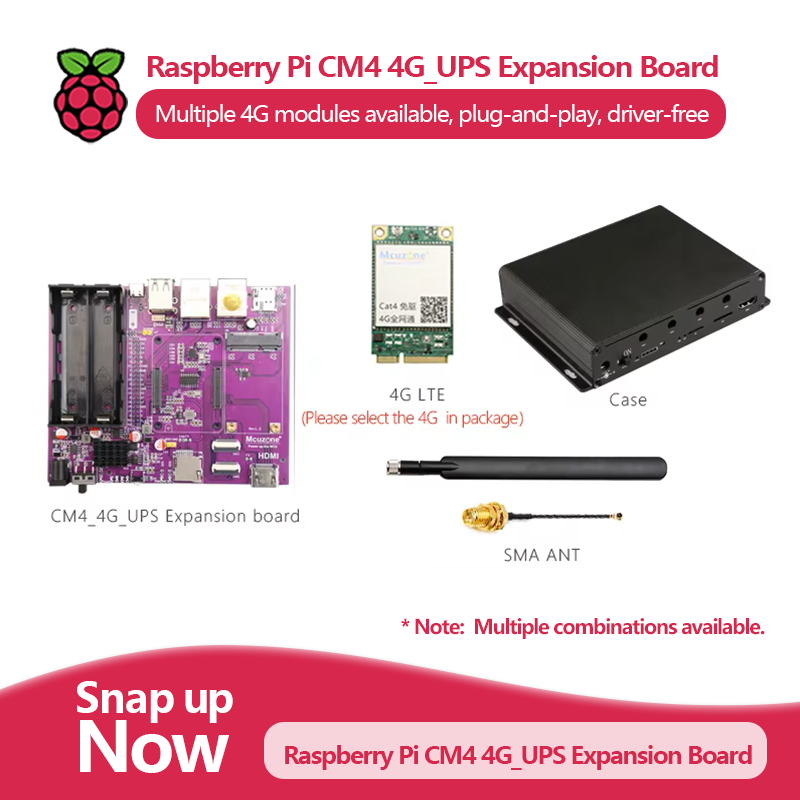 Raspberry Pi CM4 4G_UPS Płytka – Raspberry Pi Uninterrupted Power Supply Ups 18650 recenzja i cena
